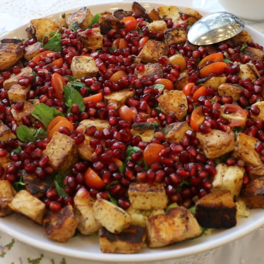 Halloumi and Thyme Salad