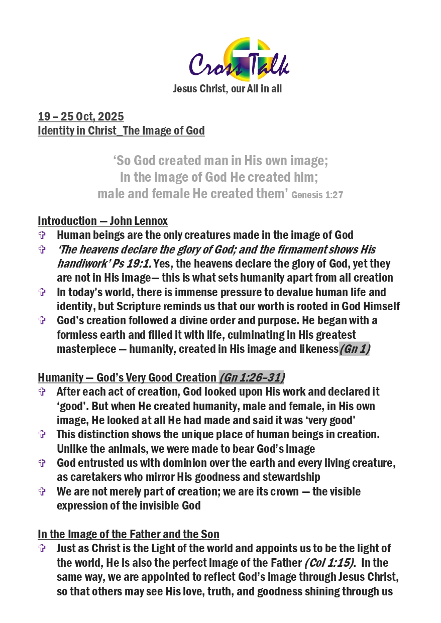 Identity in Christ_The Image of God, 19 - 25 Oct, 2025_page-0001