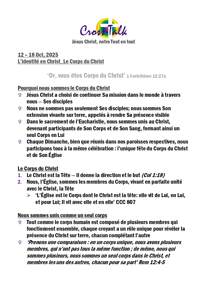 L’identité en Christ_Le Corps du Christ, 12 - 18 Oct, 2025_page-0001